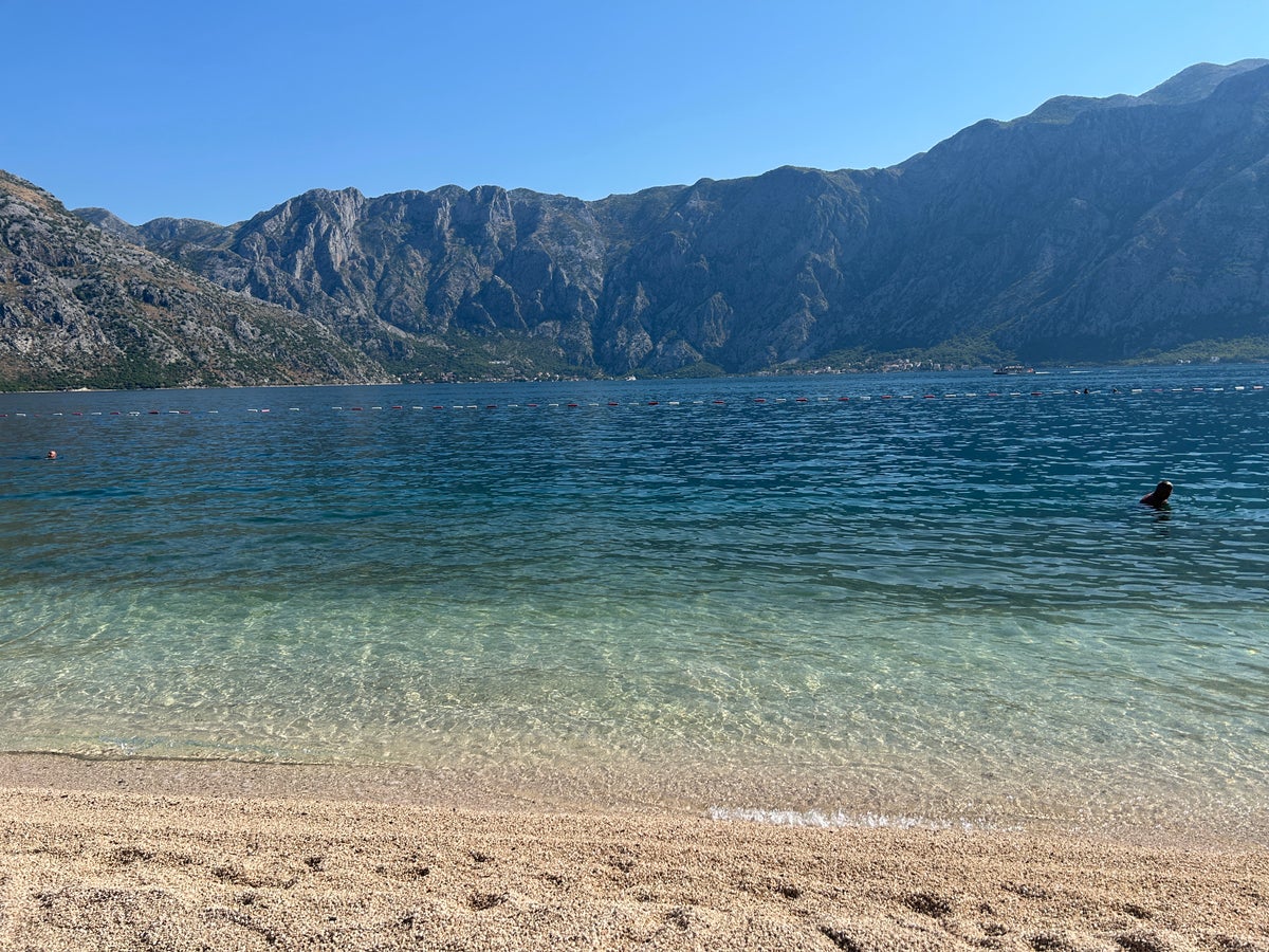 Beach at Hyatt Regency Kotor Bay