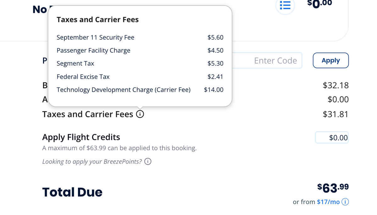 Breeze Flight Booking