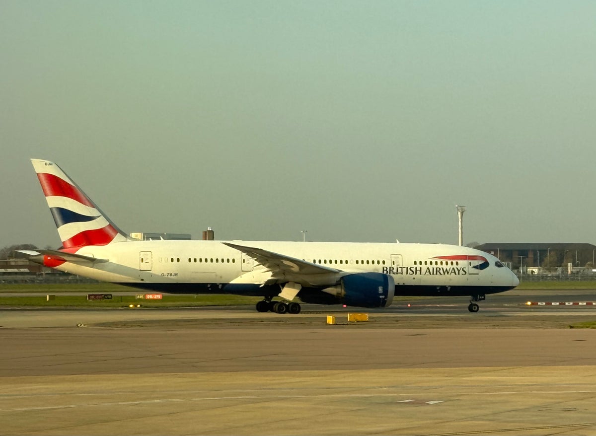 British Airways Boeing 787 Dreamliner at London Heathrow airport LHR