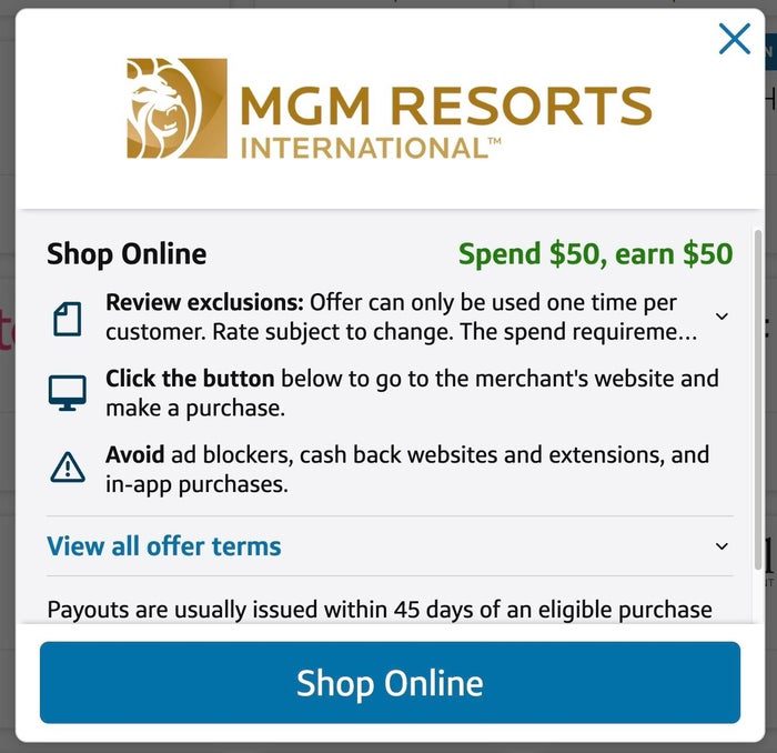 Capital One MGM Resorts offer Capital One MGM Resorts offer