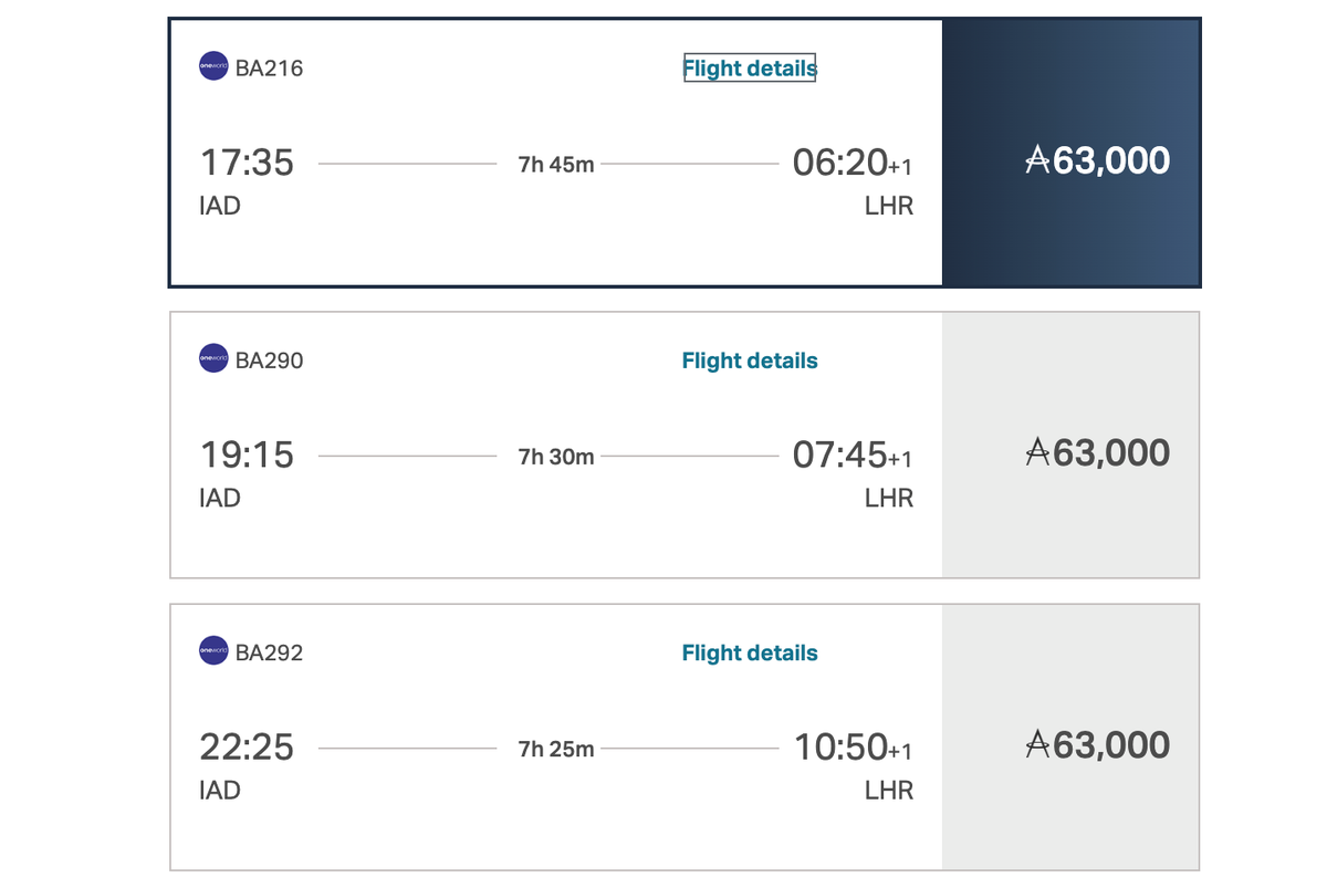 Cathay Pacific Asia Miles BA Redemption