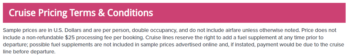 CheapCaribbean.com Terms and Conditions