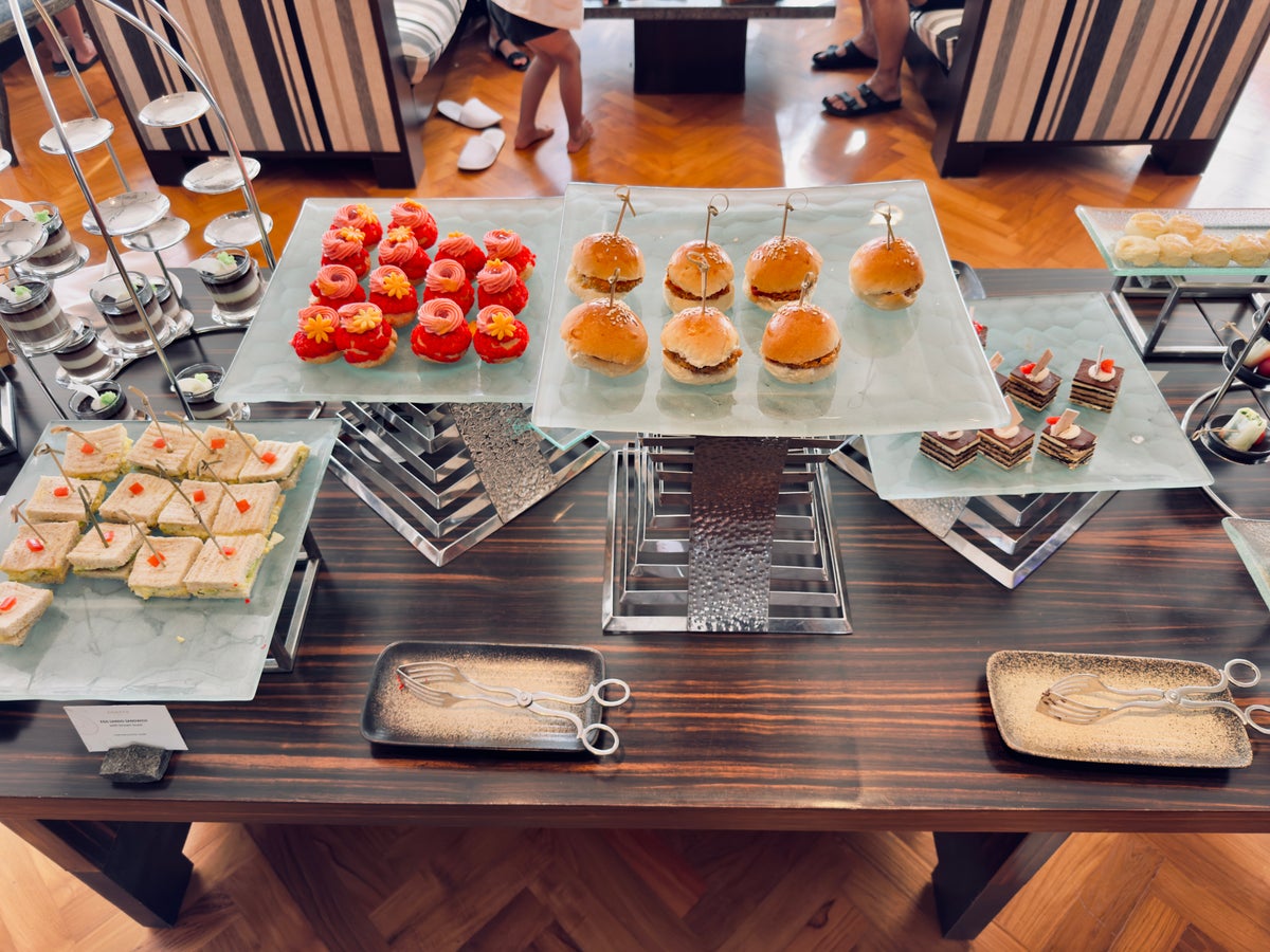 Conrad Bali afternoon tea event food