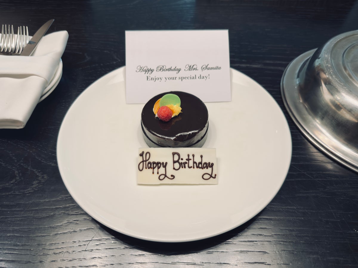 Conrad Bali birthday cake