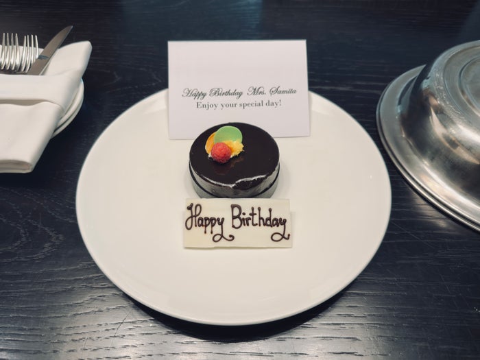 Conrad Bali birthday cake