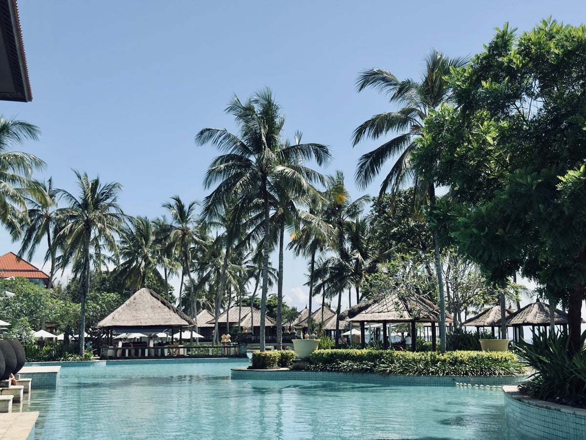 Conrad Bali from pool