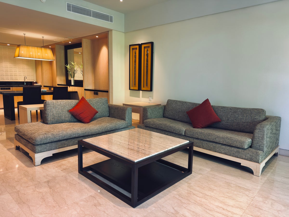 Conrad Bali room living room