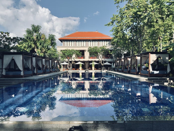 Conrad Bali suites pool