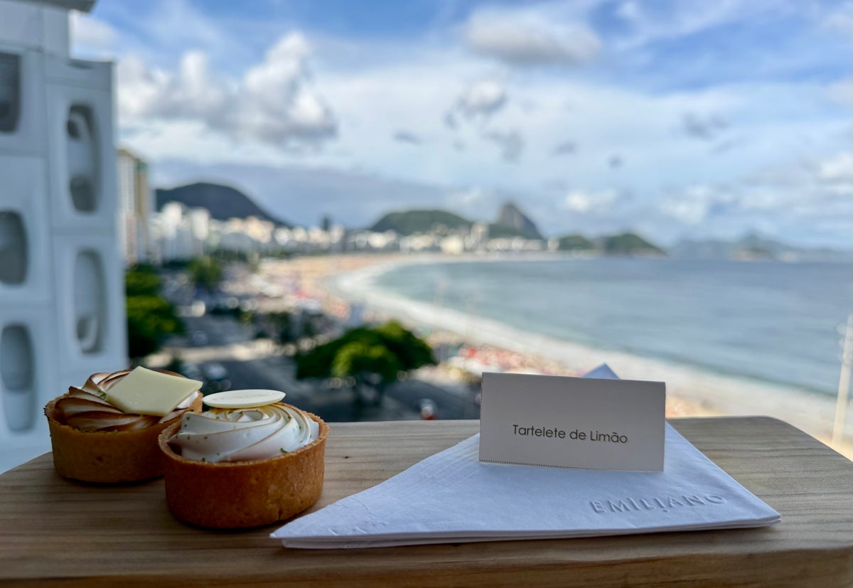 Emiliano Rio daily sweet treat with view