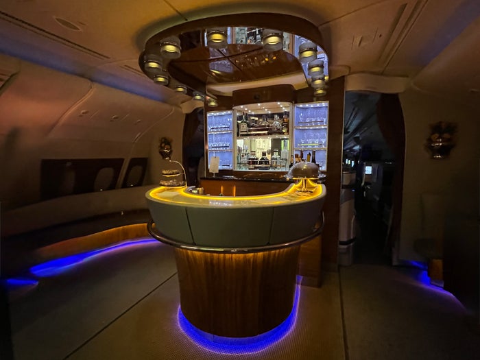 Emirates A380 bar Emirates A380 bar
