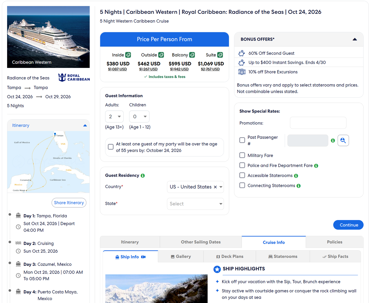 Expedia Cruises Expedia Cruise details