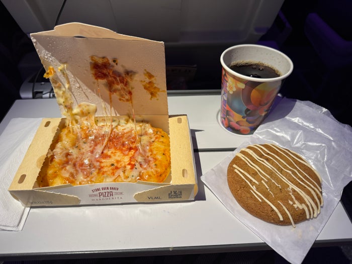 Fiji Airways DFW NAN A350 900 Economy midnight meal