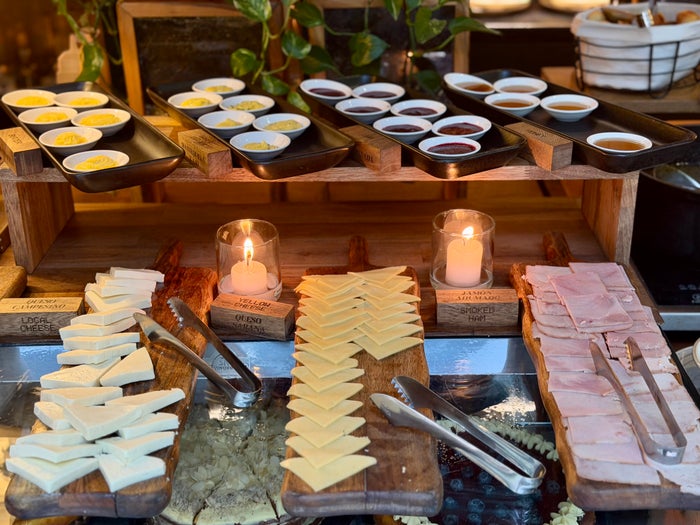 Hyatt Click Clack Medellin breakfast cold cuts