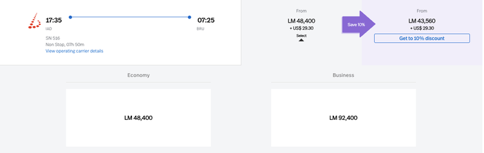 IAD to BRU Brussels Airlines Lifemiles IAD to BRU Brussels Airlines Lifemiles