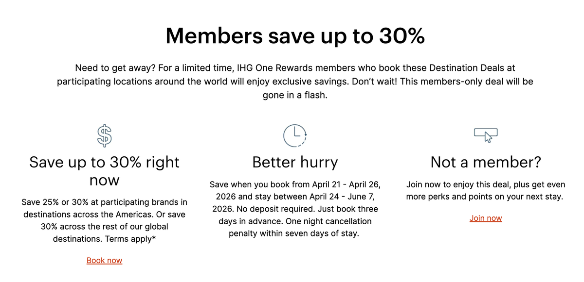IHG Flash Sale April 2026