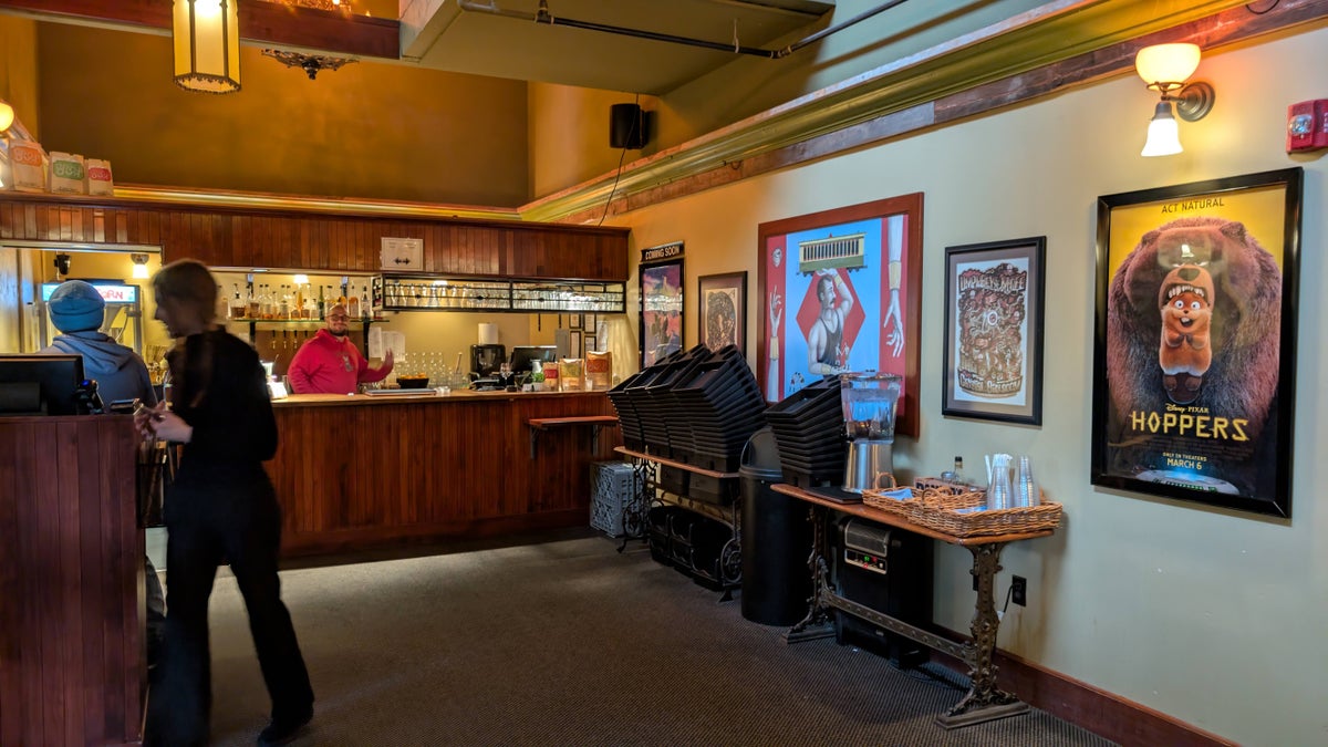 McMenamins Anderson School Hotel movie theater lobby