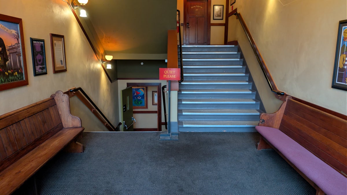 McMenamins Anderson School Hotel school stairs
