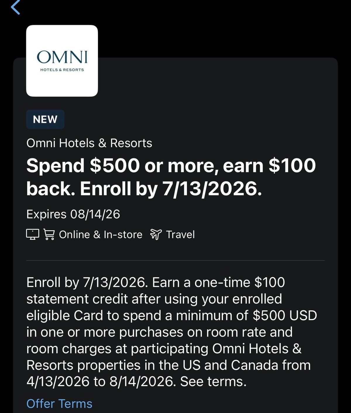 Omni offer
