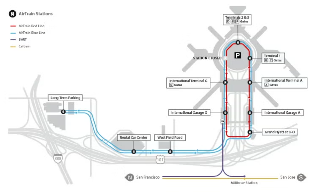 SFO AirTrain SFO AirTrain