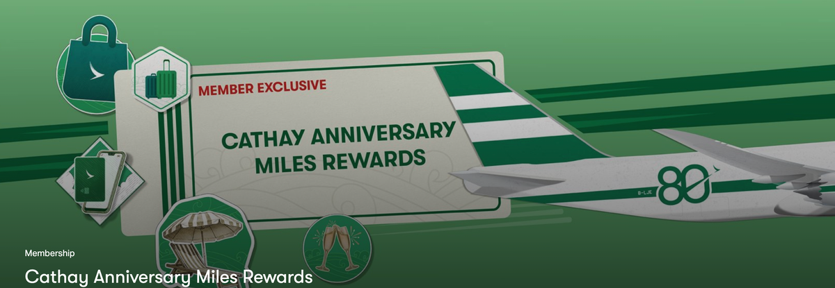 Cathay Pacific 80th Anniversary promo