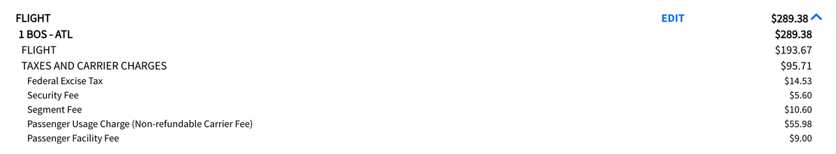 Spirit Airlines Charge