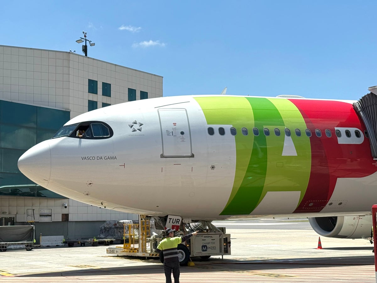 TAP Airbus A339 at Lisbon Airport LIS