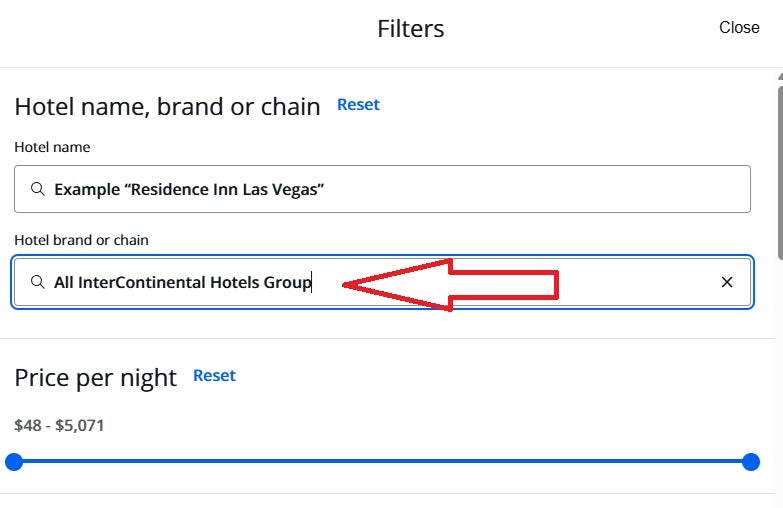 The Edit IHG Booking