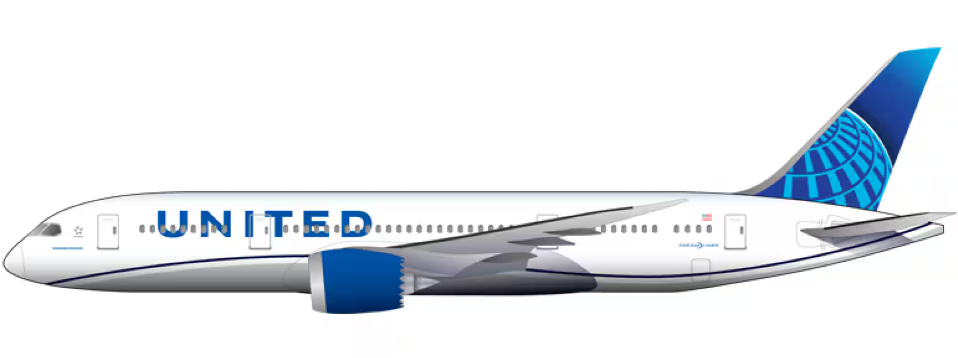 United 787 Aircraft
