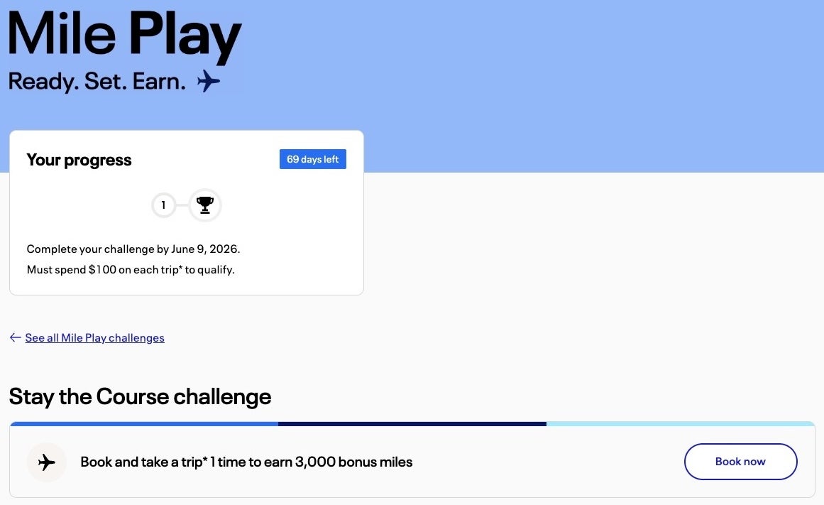 United Mile Play April 2026 1 flight 3000