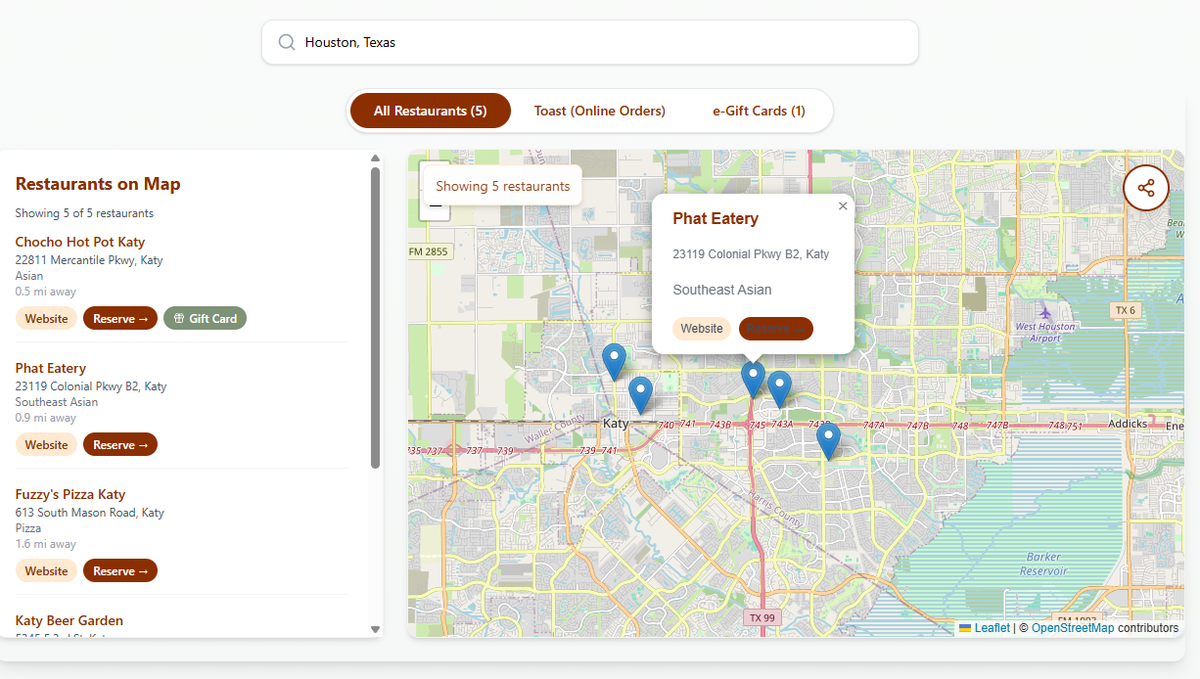 UseYourCredits Resy map