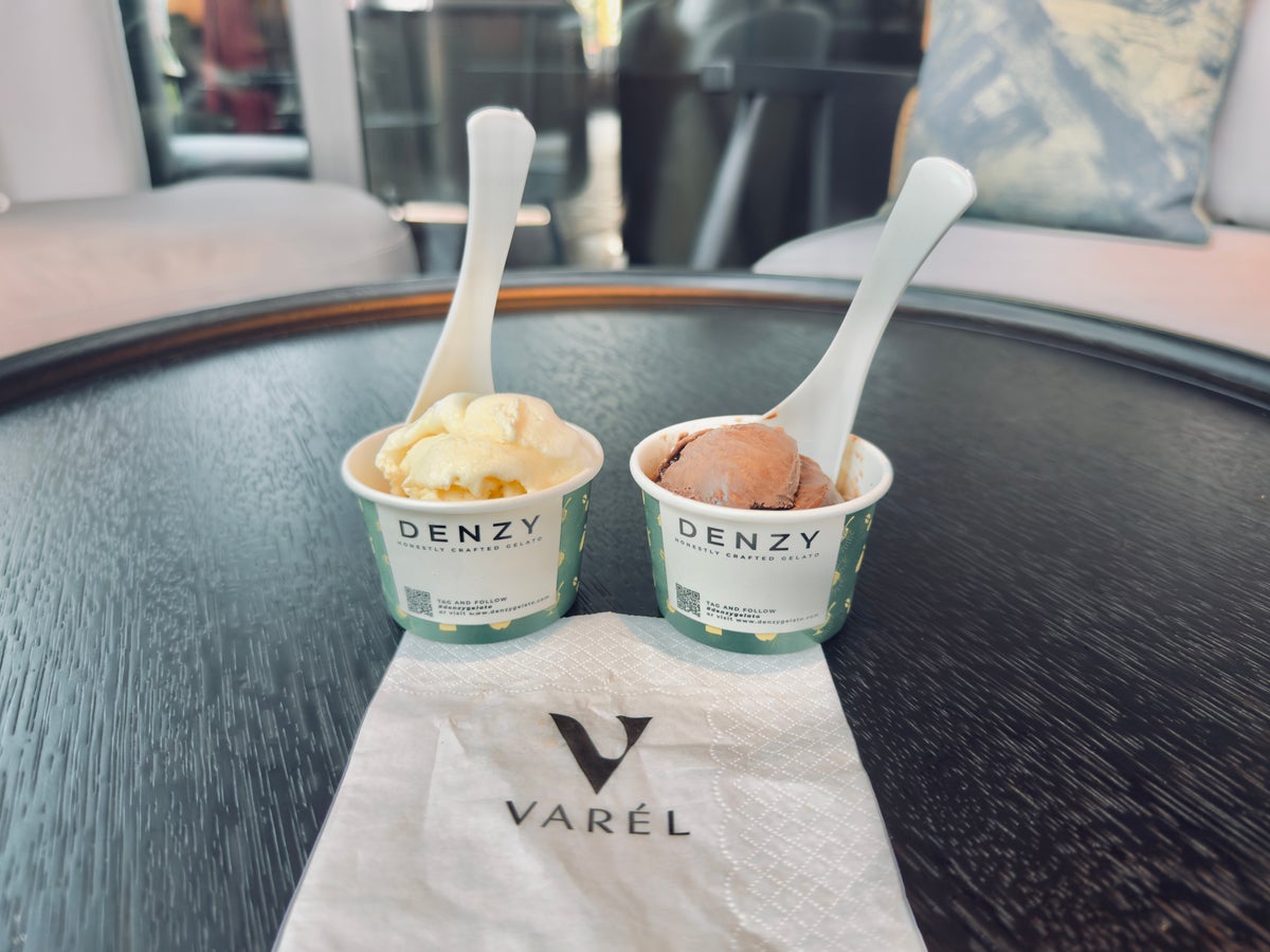 Varel Singapore complimentary gelato