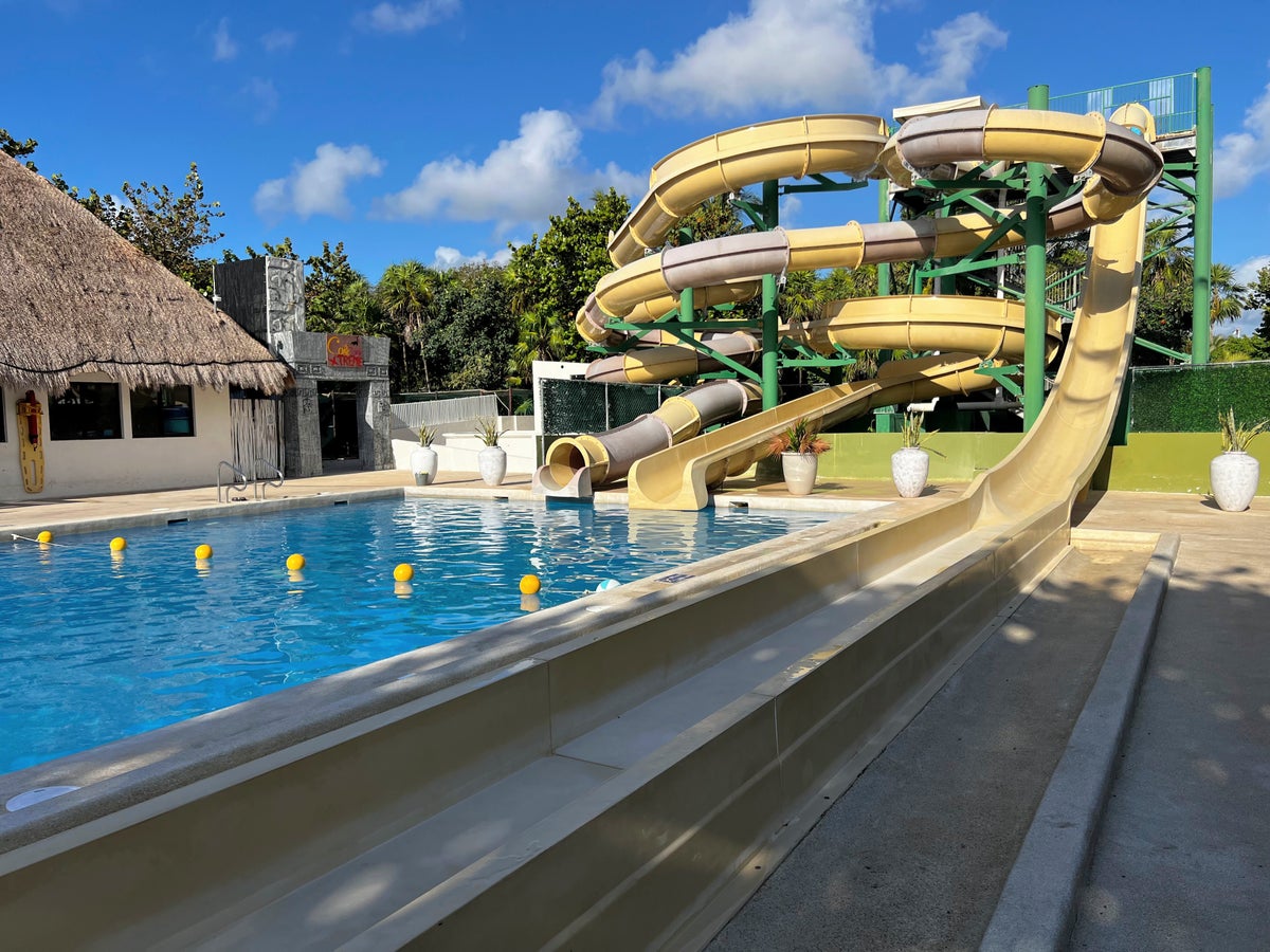 Waterslides at Dreams Sapphire
