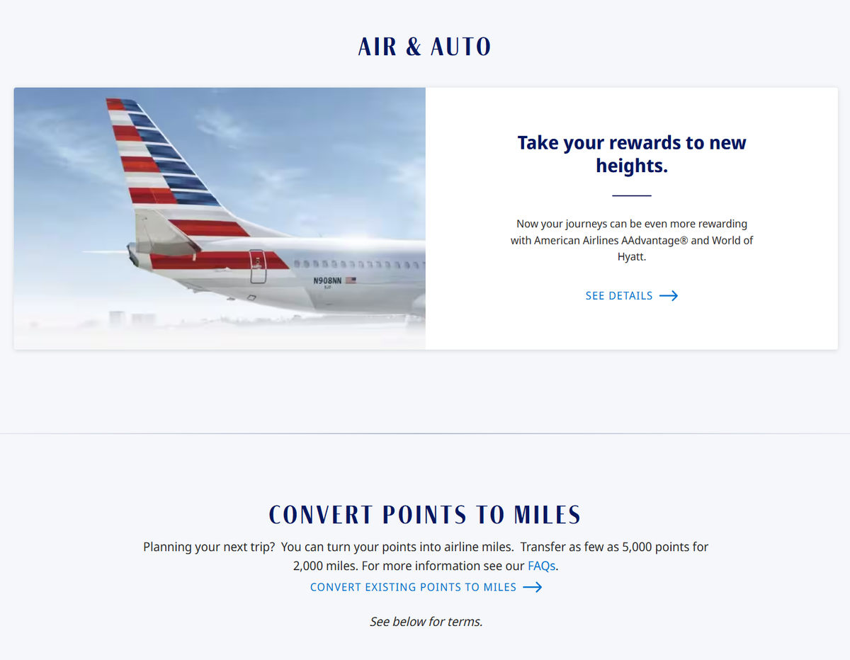 World of Hyatt Air and Auto