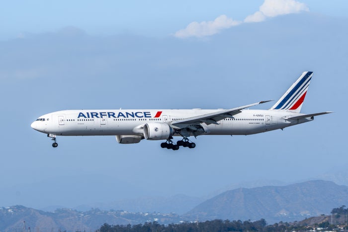 Air France 777 landing LAX Air France 777 landing LAX