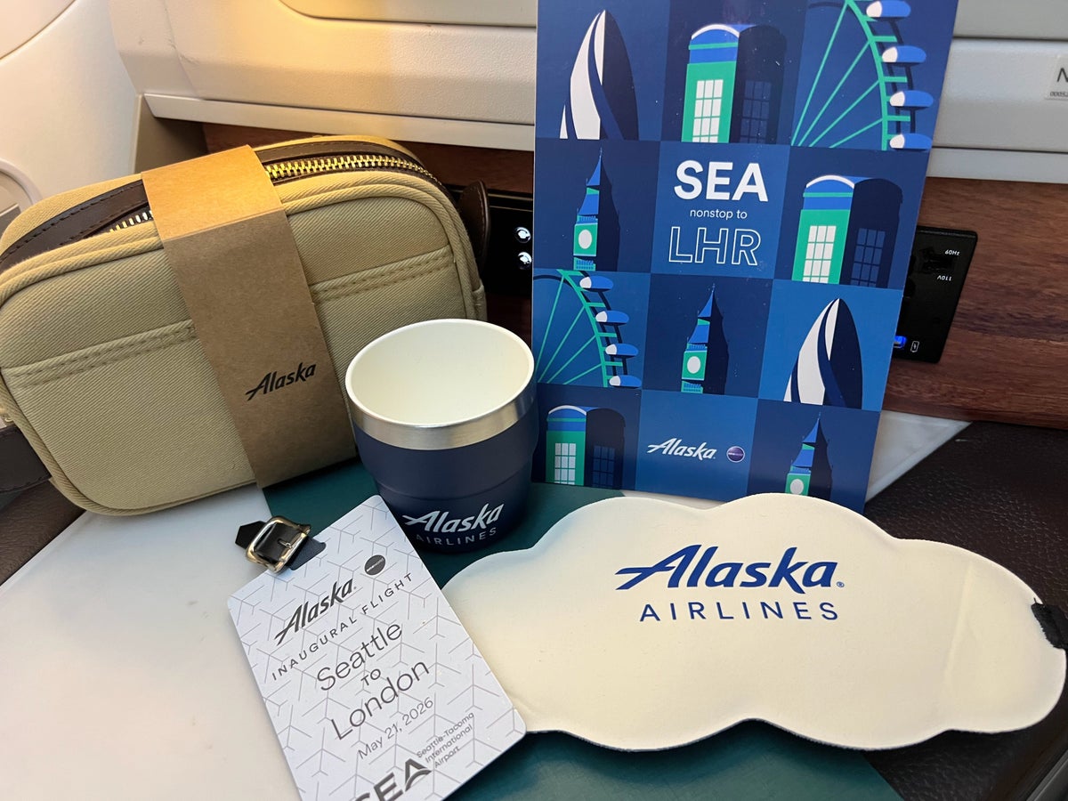 Alaska Airlines Seattle to London Inaugural Flight Alaska Airlines Seattle to London Inaugural Flight