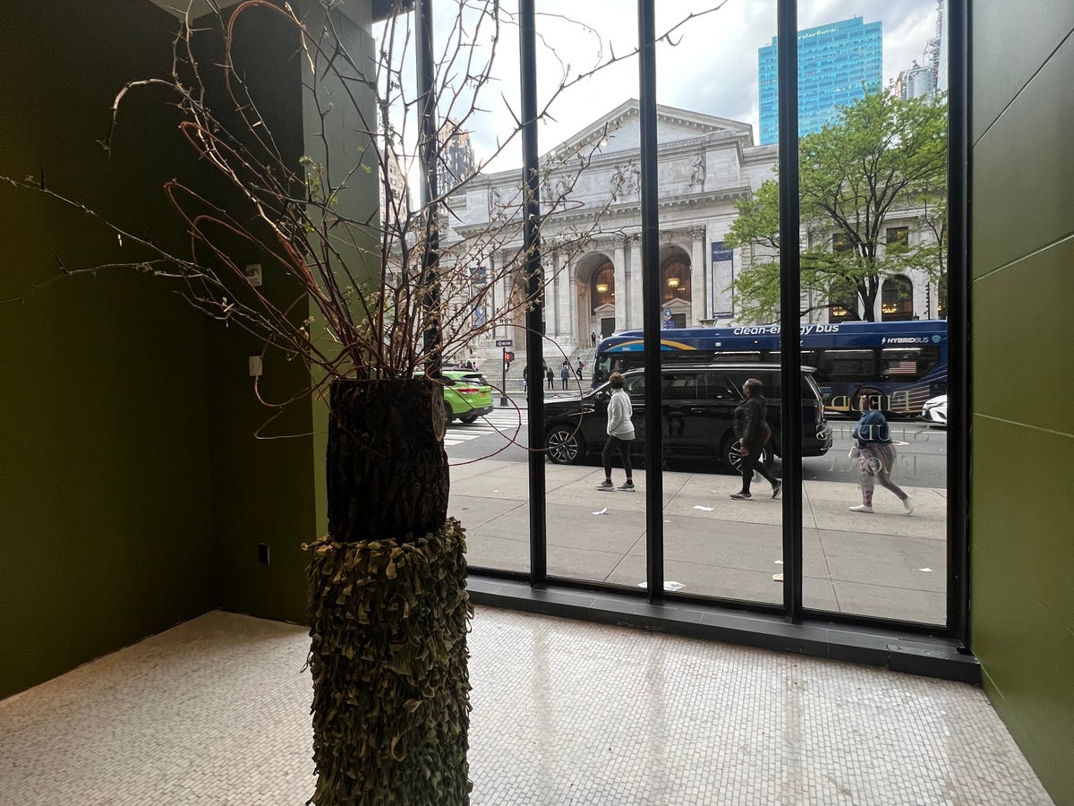 Art installation andaz 5th avenue nyc