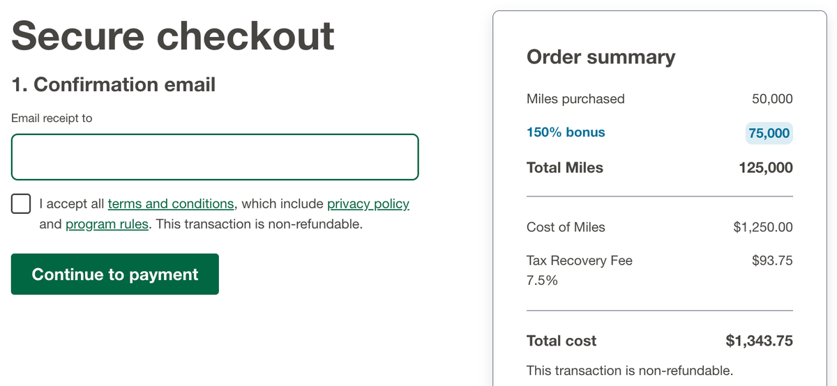Buy Frontier Miles pricing May 2026