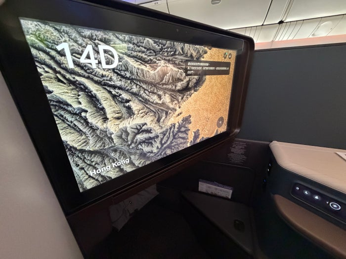 Cathay Pacific Aria Suites IFE
