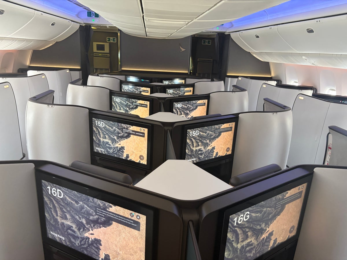 Cathay Pacific Aria Suites cabin