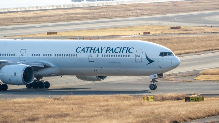 Cathay Pacific front shot