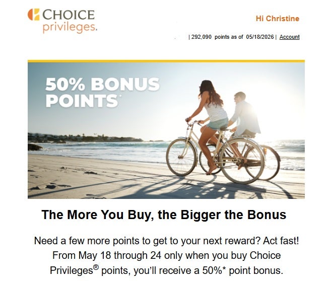 Choice Buy Points
