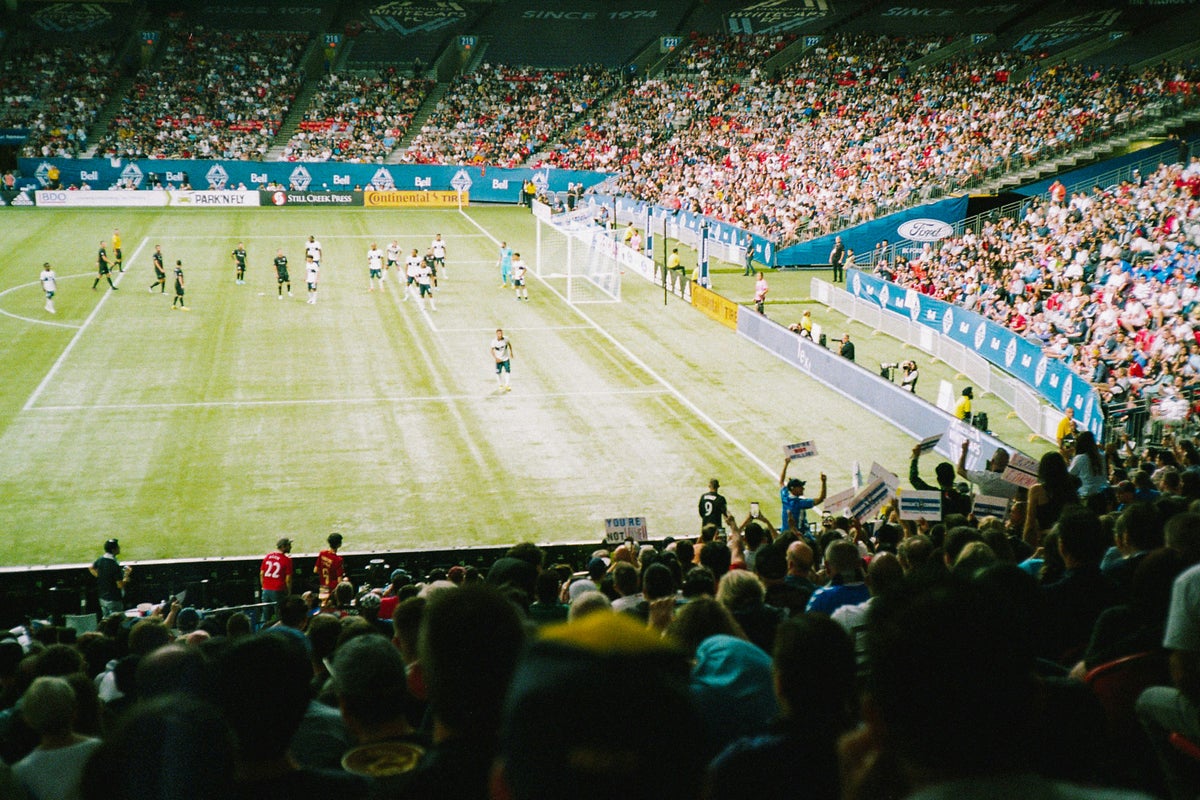 Crowd at Soccer Pitch