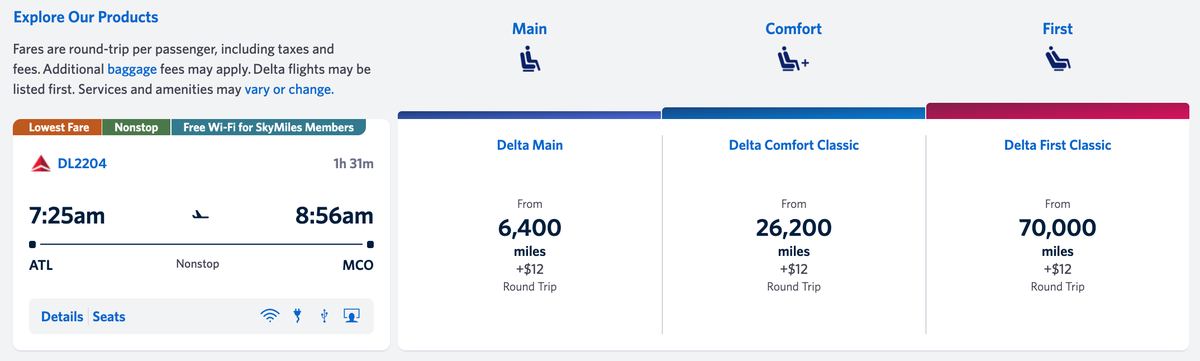 Delta SkyMiles award sale May 2026 ATL MCO Delta SkyMiles award sale May 2026 ATL MCO