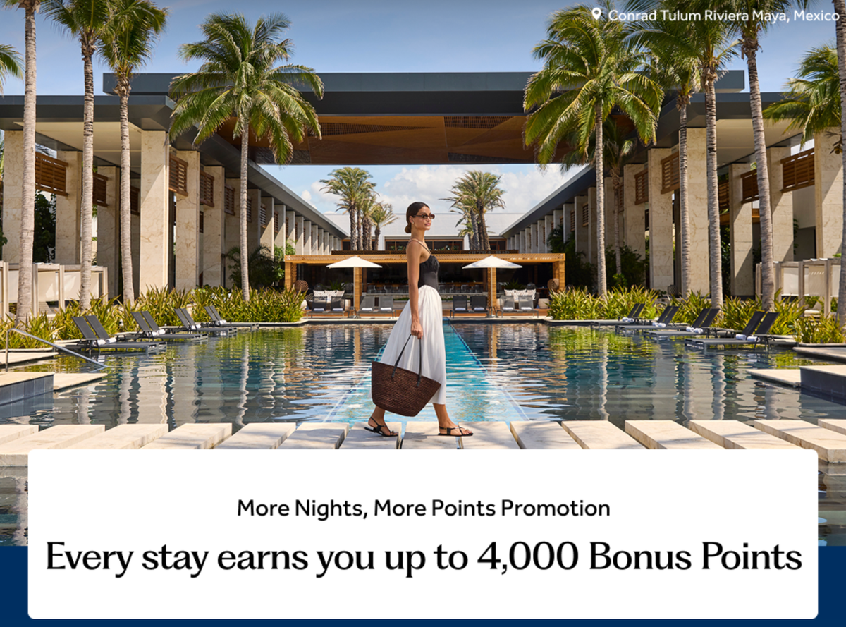 Hilton More Nights More Points Promotion Summer 2026