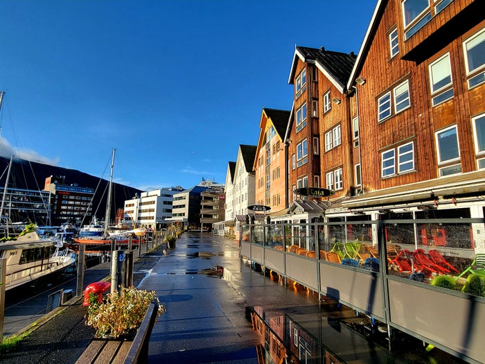 Home Hotel With Tromso Norway Boardwalk