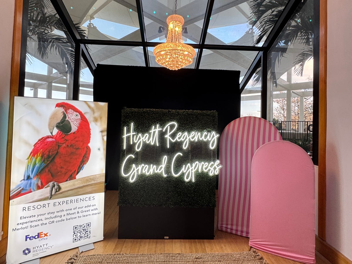 Hyatt Regency Grand Cypress sign
