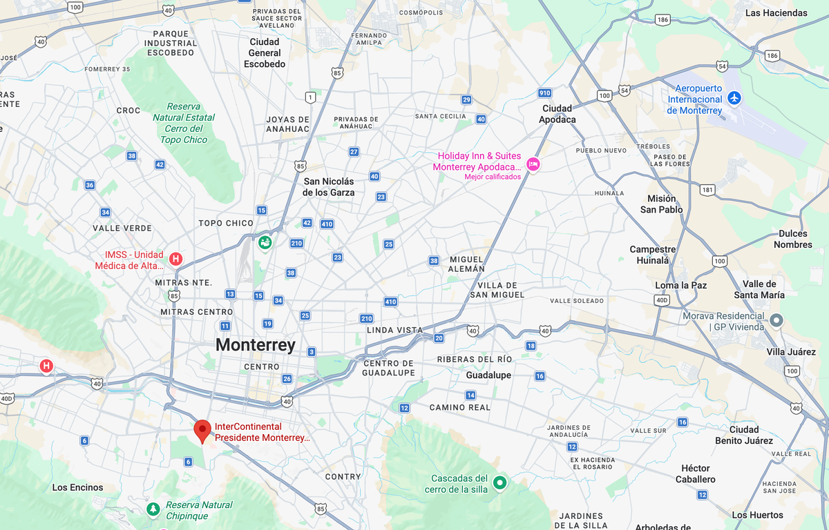 InterContinental Monterrey location