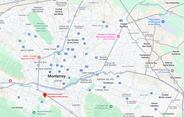 InterContinental Monterrey location