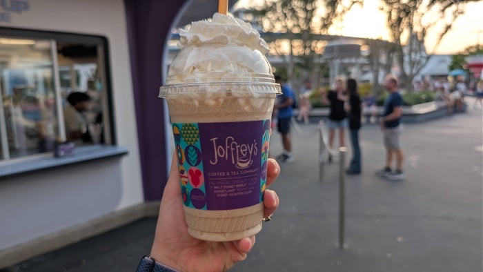 Joffrey’s frozen coffee in Tomorrowland Joffrey's frozen coffee in Tomorrowland