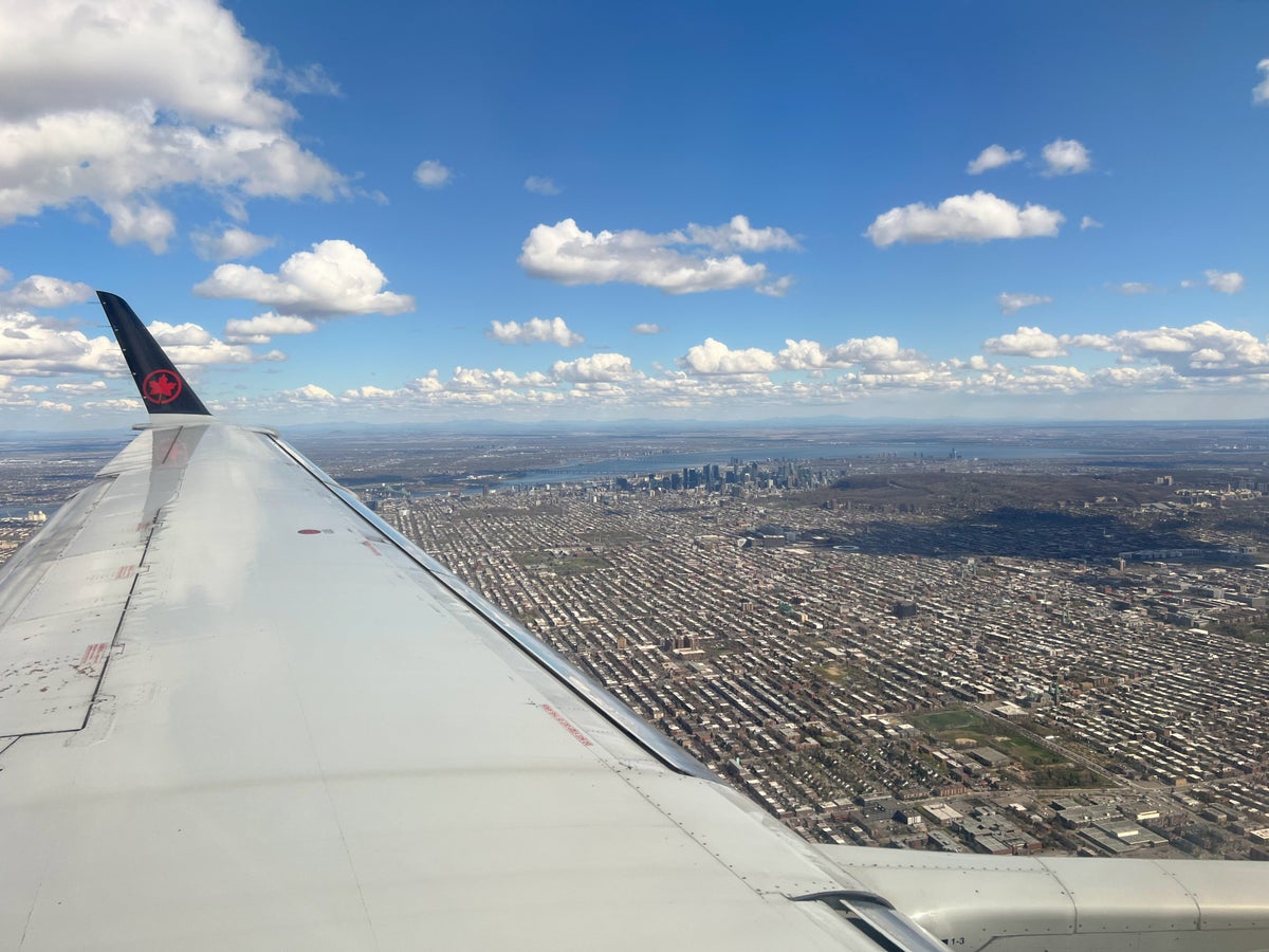 Landing in Montreal